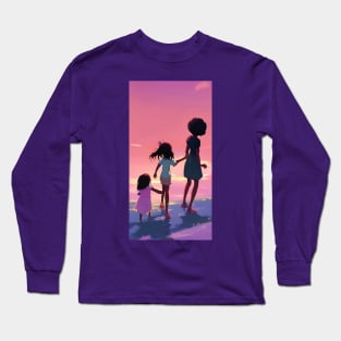 Little Black Girls at Play Long Sleeve T-Shirt